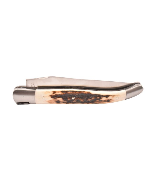 Laguiole en Aubrac 12cm hertengewei - double platines - mat