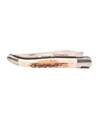Laguiole en Aubrac 12cm hertengewei - double platines - mat
