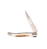 Laguiole en Aubrac 12cm bois de cerf - double platines - mat