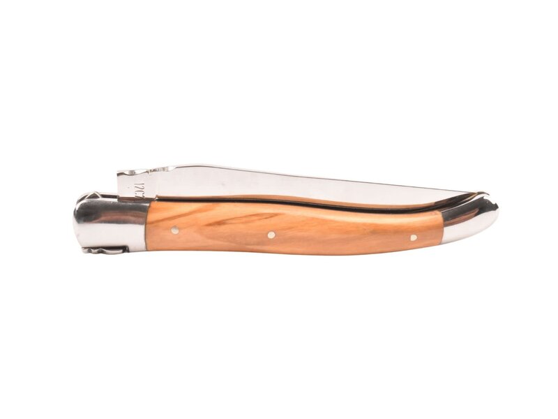 Laguiole en Aubrac 12cm olijfhout - glanzend
