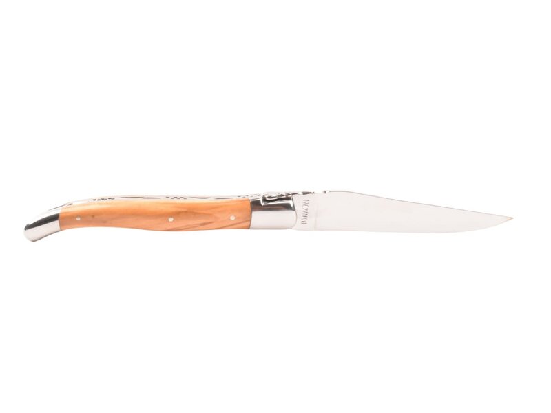 Laguiole en Aubrac 12cm olijfhout - glanzend