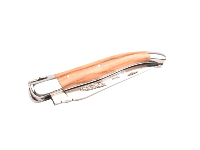 Laguiole en Aubrac 12cm olijfhout - glanzend