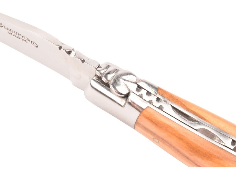 Laguiole en Aubrac 12cm olijfhout - glanzend