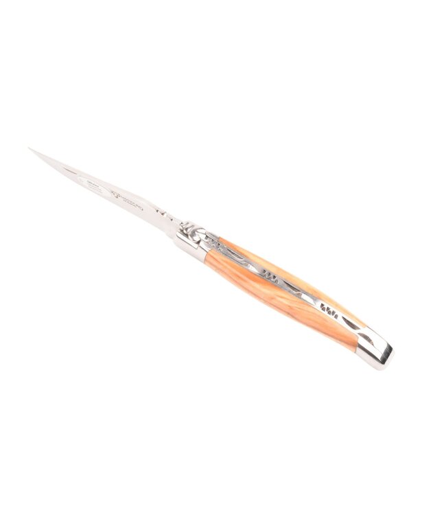 Laguiole en Aubrac 12cm olijfhout - glanzend