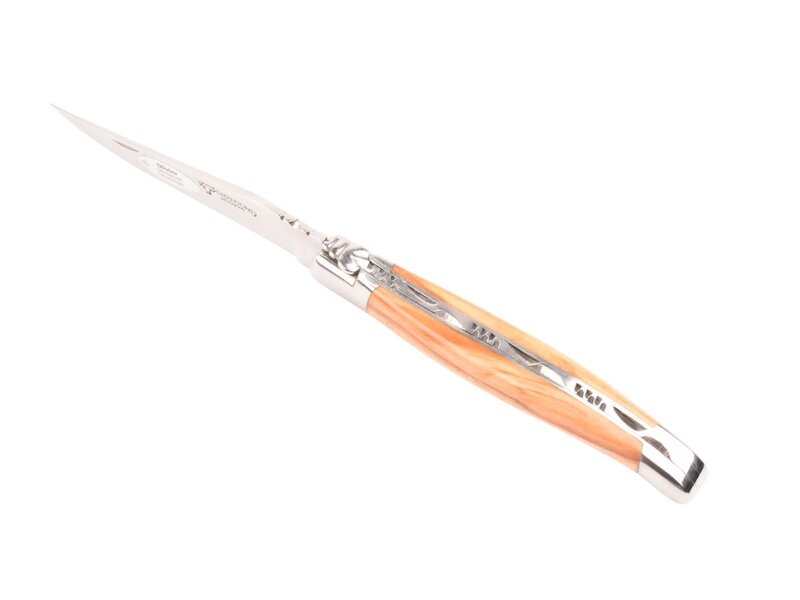 Laguiole en Aubrac 12cm olijfhout - glanzend
