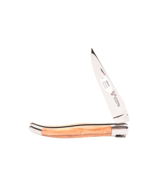 Laguiole en Aubrac 12cm olijfhout - glanzend