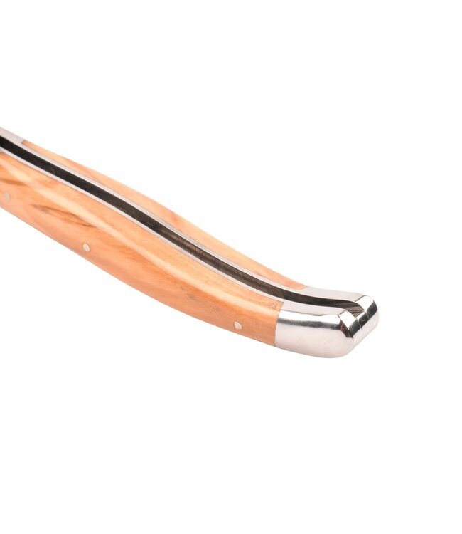 Laguiole en Aubrac 12cm olijfhout - glanzend