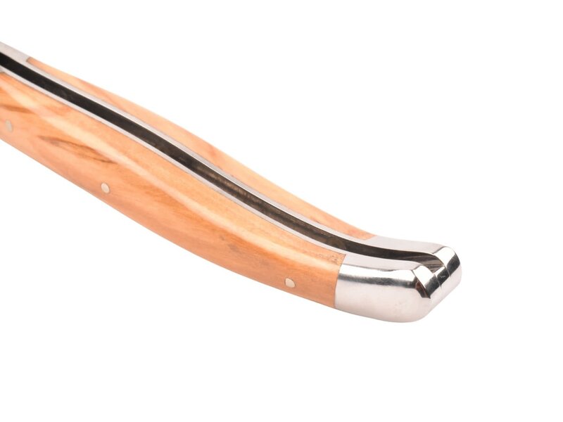 Laguiole en Aubrac 12cm olijfhout - glanzend