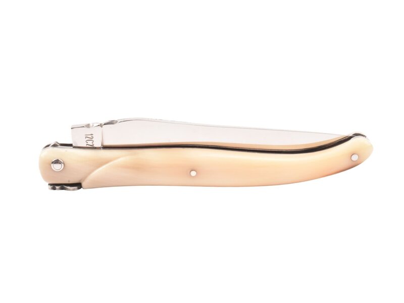 Laguiole en Aubrac 12cm punthoorn - plein manche - mat