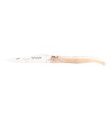 Laguiole en Aubrac 12cm punthoorn - plein manche - mat