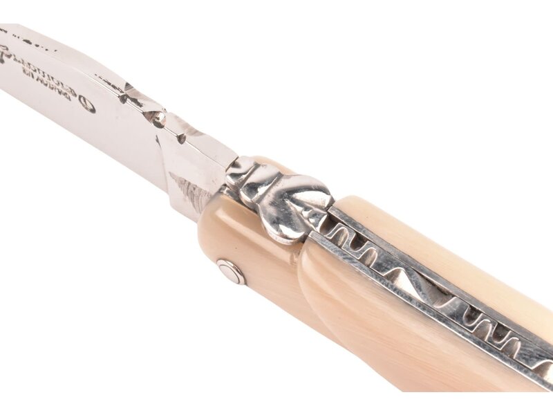Laguiole en Aubrac 12cm punthoorn - plein manche - mat