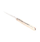Laguiole en Aubrac 12cm punthoorn - plein manche - mat