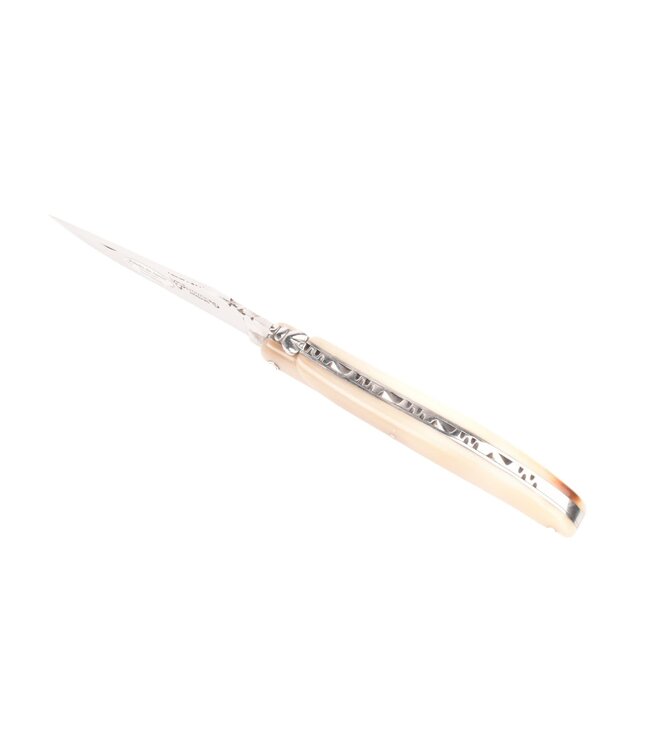 Laguiole en Aubrac 12cm punthoorn - plein manche - glanzend