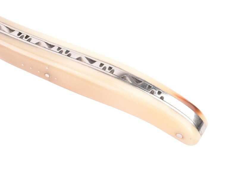 Laguiole en Aubrac 12cm punthoorn - plein manche - mat