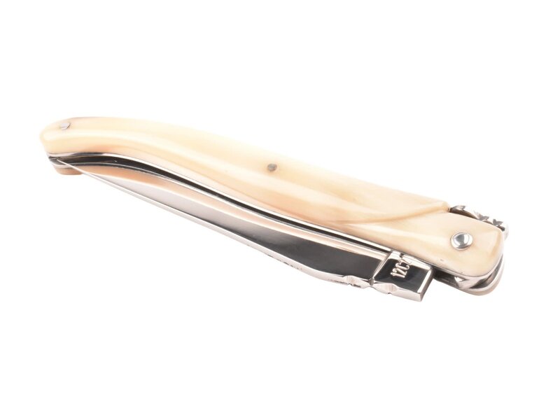 Laguiole en Aubrac 12cm punthoorn - plein manche - mat