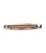 Laguiole en Aubrac 12cm punthoorn - spiraal - double platines - glanzend