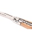 Laguiole en Aubrac 12cm punthoorn - spiraal - double platines - glanzend