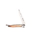 Laguiole en Aubrac 12cm punthoorn - spiraal - double platines - glanzend