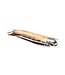 Laguiole en Aubrac 12cm punthoorn - spiraal - double platines - glanzend