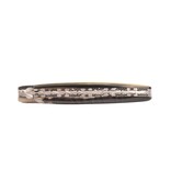 Laguiole en Aubrac 12cm ramshoorn - double platines - plein manche - mat