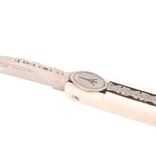 Laguiole en Aubrac "Origine Tour Eiffel" - 12cm elforyn brossé - plein manche