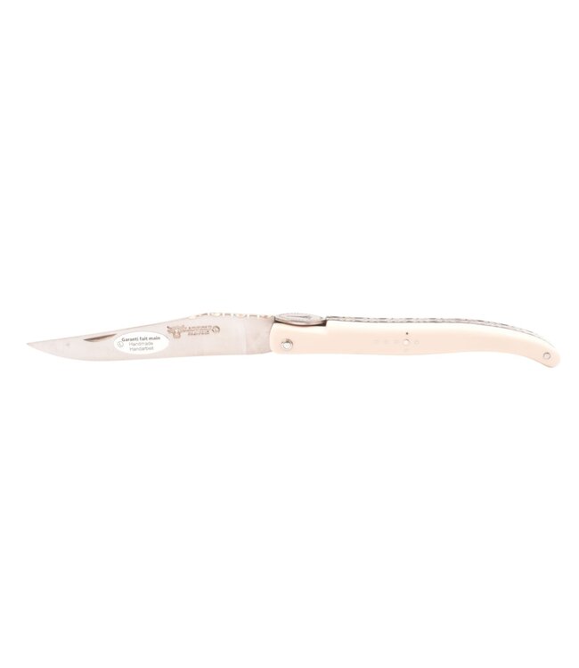 Laguiole en Aubrac "Origine Tour Eiffel" - 12cm geborsteld elforyn - plein manche