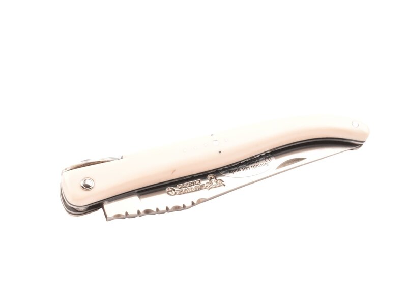 Laguiole en Aubrac "Origine Tour Eiffel" - 12cm elforyn brossé - plein manche