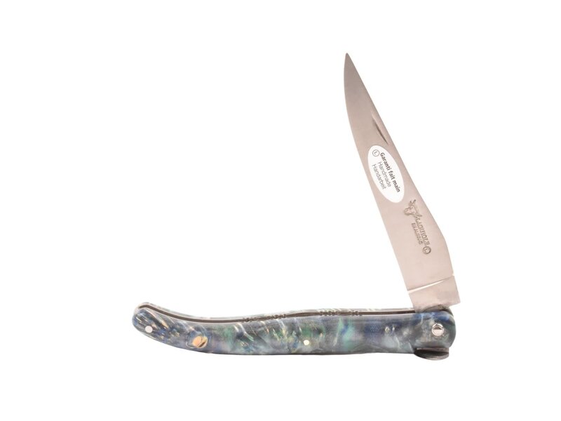 Laguiole en Aubrac 12cm De Aarde - vuurvlierbes wortel blauw - plein manche