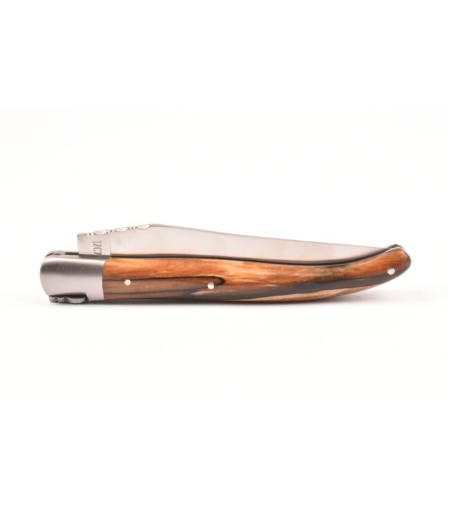 Laguiole en Aubrac 12cm hout uit Aubrac - met enkel eindstuk - mat