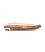 Laguiole en Aubrac 12cm hout uit Aubrac - met enkel eindstuk - mat