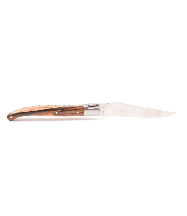 Laguiole en Aubrac 12cm hout uit Aubrac - met enkel eindstuk - mat