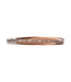 Laguiole en Aubrac 12cm hout uit Aubrac - met enkel eindstuk - mat