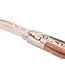 Laguiole en Aubrac 12cm hout uit Aubrac - met enkel eindstuk - mat