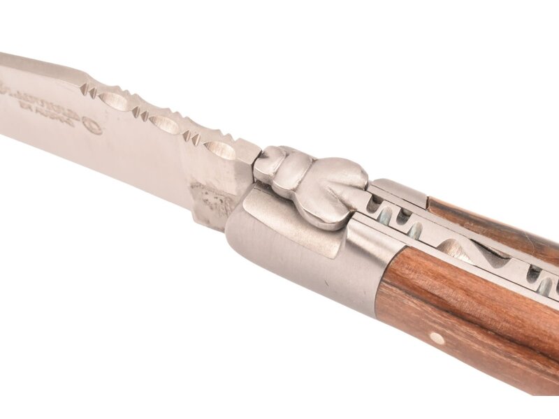 Laguiole en Aubrac 12cm bois d'aubrac - met enkel eindstuk - mat