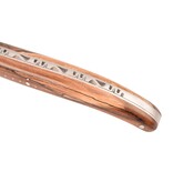 Laguiole en Aubrac 12cm bois d'aubrac - met enkel eindstuk - mat