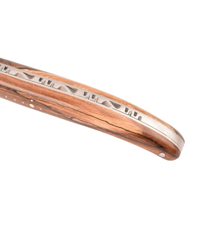 Laguiole en Aubrac 12cm hout uit Aubrac - met enkel eindstuk - mat