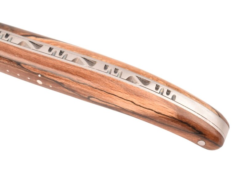 Laguiole en Aubrac 12cm bois d'aubrac - met enkel eindstuk - mat