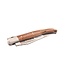 Laguiole en Aubrac 12cm hout uit Aubrac - met enkel eindstuk - mat