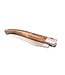 Laguiole en Aubrac 12cm hout uit Aubrac - met enkel eindstuk - mat