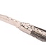 Laguiole en Aubrac 12cm populierenwortelknol - met enkel eindstuk - mat