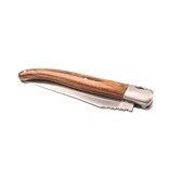 Laguiole en Aubrac 12cm pistache - met enkel eindstuk - mat