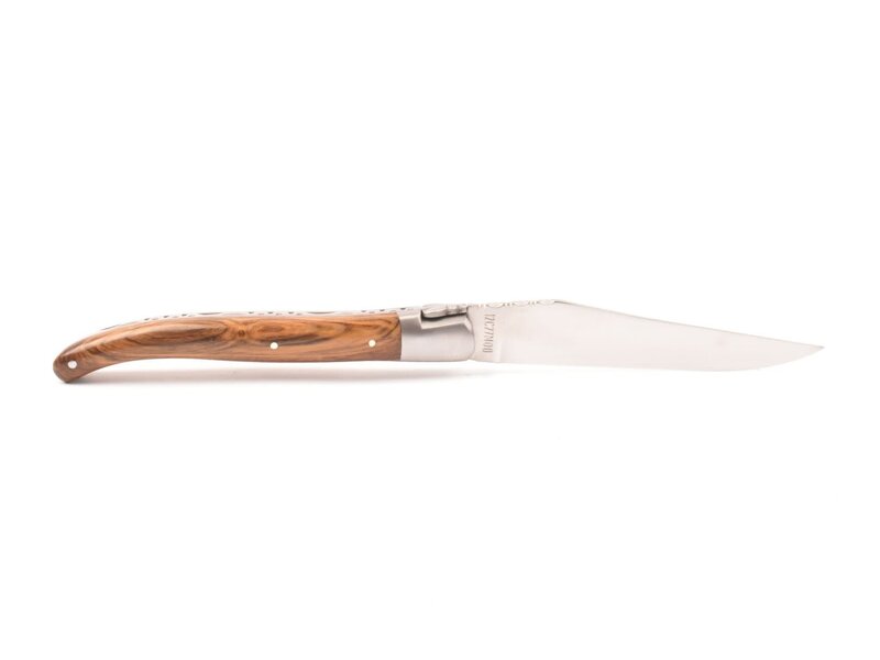 Laguiole en Aubrac 12cm pistache - met enkel eindstuk - mat