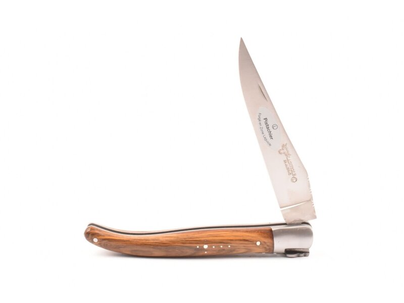 Laguiole en Aubrac 12cm pistache - met enkel eindstuk - mat