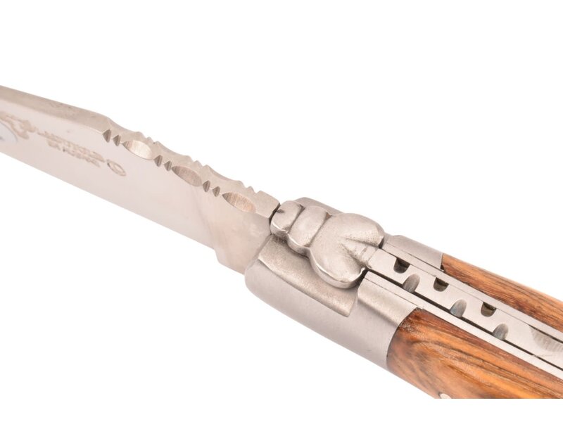 Laguiole en Aubrac 12cm pistache - met enkel eindstuk - mat