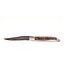 Laguiole en Aubrac 12cm wortelhout van walnoot - damast feuilleté