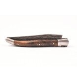 Laguiole en Aubrac Belle Pièce 2025 - 12cm loupe de noyer - damast feuilleté