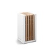 Classic White messenblok in wit/essenhout