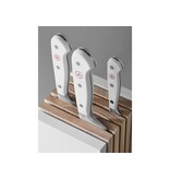 Wusthof Classic White messenblok in wit/essenhout