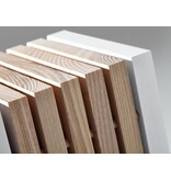 Wusthof Classic White messenblok in wit/essenhout