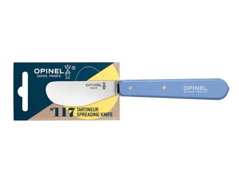 Opinel N°117 botermes lichtblauw